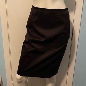 Black shiny Pencil Skirt